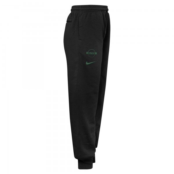 Подростковая Boston Celtics Nike Black Club Fleece Practice Jogger Pants