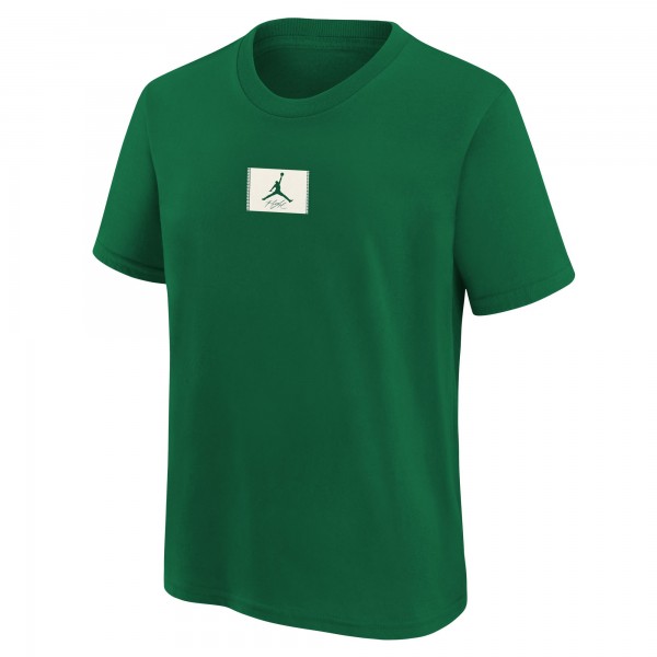 Подростковая Boston Celtics Jordan Brand Kelly Green Courtside Statement 85 T-Shirt