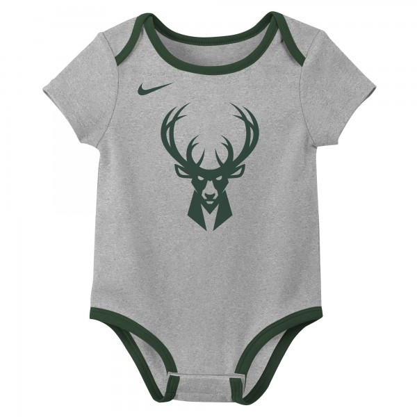 Малышам Milwaukee Bucks Nike Two-Piece Bodysuit Set