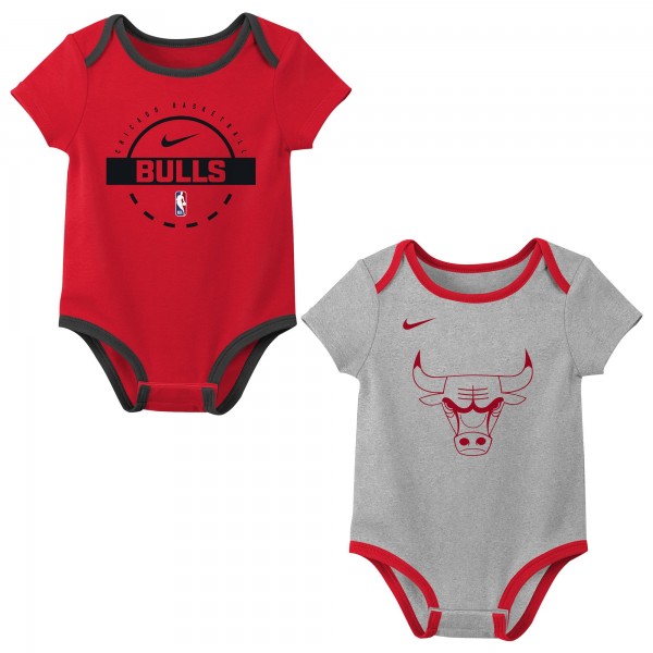Малышам Chicago Bulls Nike Two-Piece Bodysuit Set