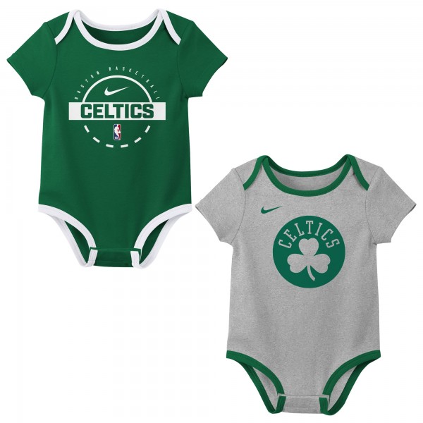 Малышам Boston Celtics Nike Two-Piece Bodysuit Set