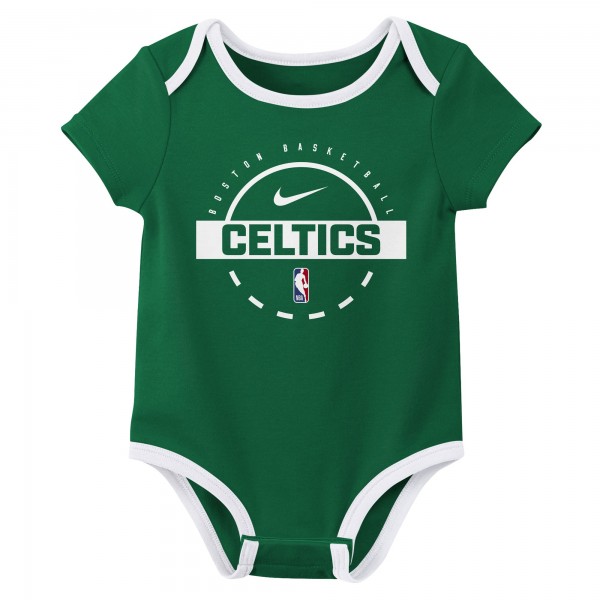 Малышам Boston Celtics Nike Two-Piece Bodysuit Set