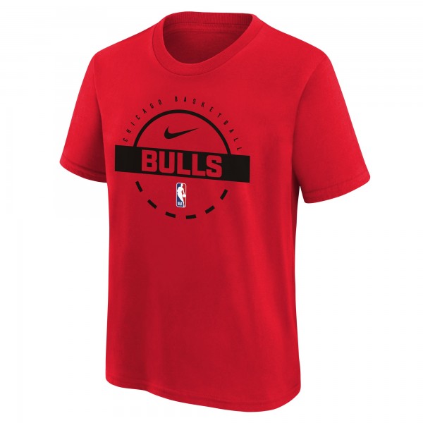 Подростковая Chicago Bulls Nike Red Practice T-Shirt