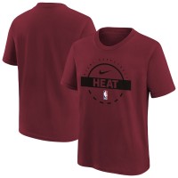 Футболка Подростковая Miami Heat Nike Red Practice