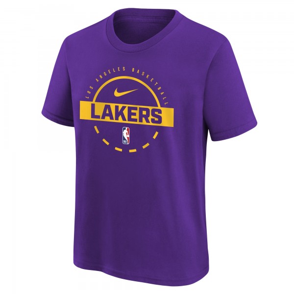 Футболка Подростковая Los Angeles Lakers Nike Purple Practice