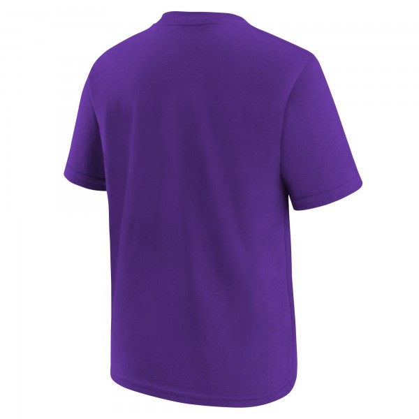 Футболка Подростковая Los Angeles Lakers Nike Purple Practice