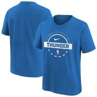 Футболка Подростковая Oklahoma City Thunder Nike Blue Practice
