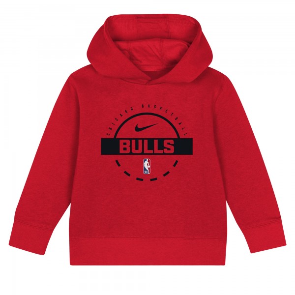 Toddler Chicago Bulls Nike Red Team Logo 2-Piece Club Fleece Hoodie & Sweatpants Set