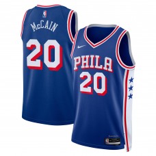 Джерси Philadelphia 76ers Jared McCain Nike Royal Swingman - Icon Edition