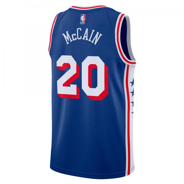 Джерси Philadelphia 76ers Jared McCain Nike Royal Swingman - Icon Edition