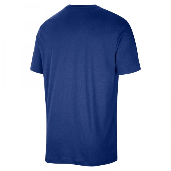New York Knicks Nike Blue 2025/26 On-Court Flare Performance Practice T-Shirt