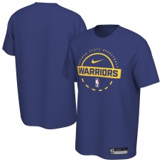 Golden State Warriors Nike Royal 2025/26 On-Court Flare Performance Practice T-Shirt
