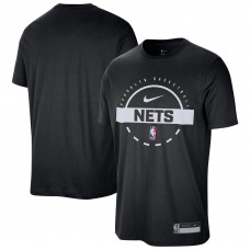 Brooklyn Nets Nike Black 2025/26 On-Court Flare Performance Practice T-Shirt