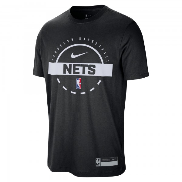Brooklyn Nets Nike Black 2025/26 On-Court Flare Performance Practice T-Shirt