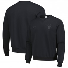 Milwaukee Bucks Nike Black Authentic Standard Issue Travel Dri-FIT Sweatshirt