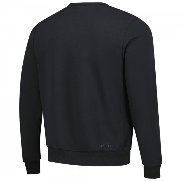 Milwaukee Bucks Nike Black Authentic Standard Issue Travel Dri-FIT Sweatshirt