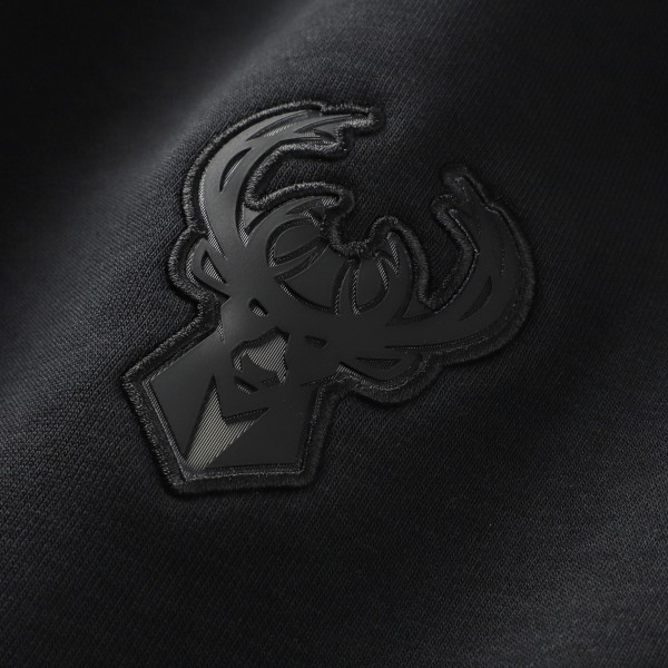 Milwaukee Bucks Nike Black Authentic Standard Issue Travel Dri-FIT Sweatshirt