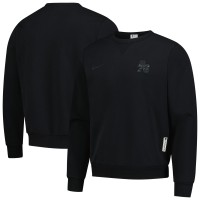 Philadelphia 76ers Nike Black Authentic Standard Issue Travel Dri-FIT Sweatshirt