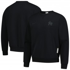 Philadelphia 76ers Nike Black Authentic Standard Issue Travel Dri-FIT Sweatshirt
