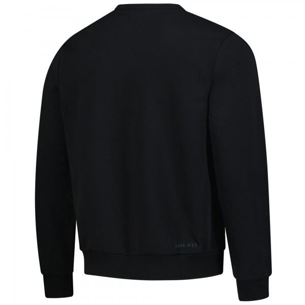 Philadelphia 76ers Nike Black Authentic Standard Issue Travel Dri-FIT Sweatshirt