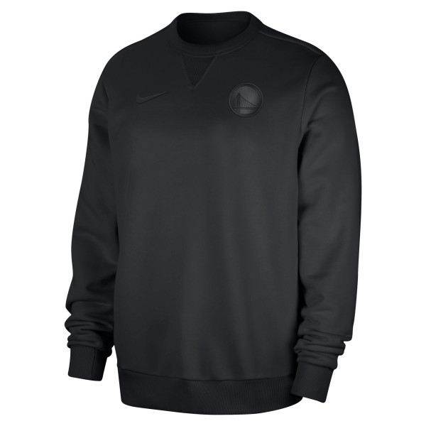 Свитшот Golden State Warriors Nike Black Authentic Standard Issue Travel Dri-FIT