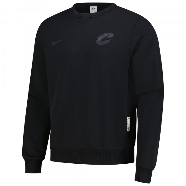 Cleveland Cavaliers Nike Black Authentic Standard Issue Travel Dri-FIT Sweatshirt