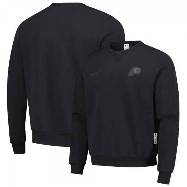 Indiana Pacers Nike Black Authentic Standard Issue Travel Dri-FIT Sweatshirt