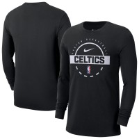 Boston Celtics Nike Black Authentic Long Sleeve Practice T-Shirt