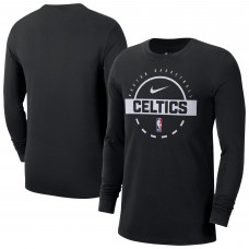 Boston Celtics Nike Black Authentic Long Sleeve Practice T-Shirt