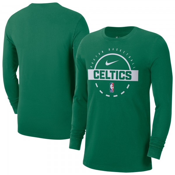 Boston Celtics Nike Kelly Green Authentic Long Sleeve Practice T-Shirt