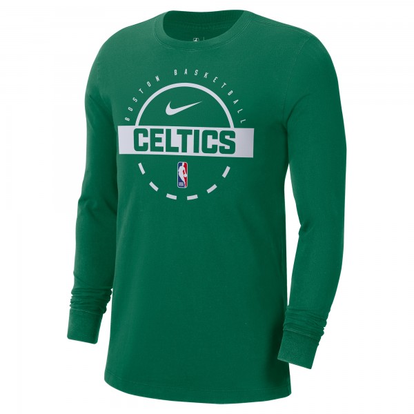 Boston Celtics Nike Kelly Green Authentic Long Sleeve Practice T-Shirt