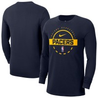 Indiana Pacers Nike Navy Authentic Long Sleeve Practice T-Shirt