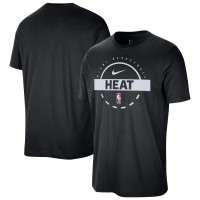 Miami Heat Nike Black Authentic Practice T-Shirt