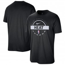 Miami Heat Nike Black Authentic Practice T-Shirt