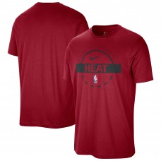 Miami Heat Nike Red Authentic Practice T-Shirt
