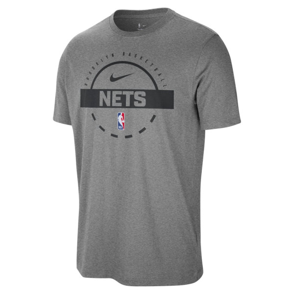 Футболка Brooklyn Nets Nike Charcoal Authentic Practice