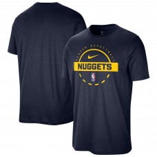 Denver Nuggets Nike Navy Authentic Practice T-Shirt