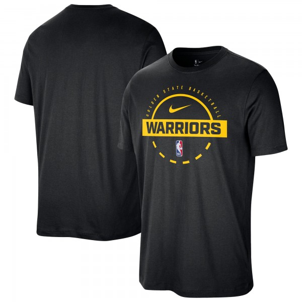 Golden State Warriors Nike Black Authentic Practice T-Shirt