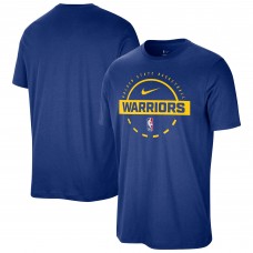 Golden State Warriors Nike Royal Authentic Practice T-Shirt