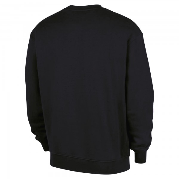 New York Knicks Nike Black 2025/26 Authentic Practice Club Sweatshirt