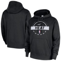 Miami Heat Nike Black 2025/26 Authentic Practice Club Pullover Hoodie