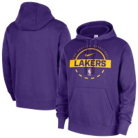 Толстовка Los Angeles Lakers Nike Purple 2025/26 Authentic Practice Club