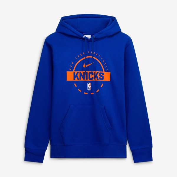 Толстовка New York Knicks Nike Blue 2025/26 Authentic Practice Club