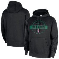 Boston Celtics Nike Black 2025/26 Authentic Practice Club Pullover Hoodie