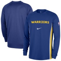 Golden State Warriors Nike Royal 2025/26 Authentic Pre-Game Legend Dri-FIT Long Sleeve Shooting Shirt
