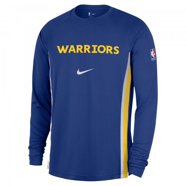 Golden State Warriors Nike Royal 2025/26 Authentic Pre-Game Legend Dri-FIT Long Sleeve Shooting Shirt
