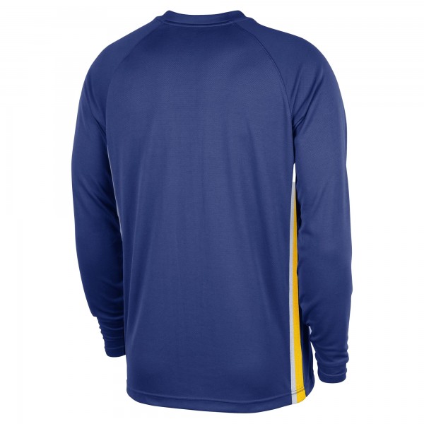 Golden State Warriors Nike Royal 2025/26 Authentic Pre-Game Legend Dri-FIT Long Sleeve Shooting Shirt