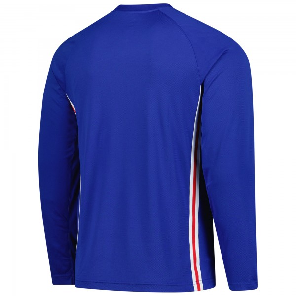 Philadelphia 76ers Nike Royal 2025/26 Authentic Pre-Game Legend Dri-FIT Long Sleeve Shooting Shirt
