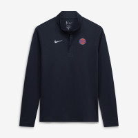 New York Knicks Nike Black 2025/26 Authentic Coaches Quarter-Zip Dri-Fit Top