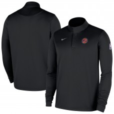 New York Knicks Nike Black 2025/26 Authentic Coaches Quarter-Zip Dri-Fit Top
